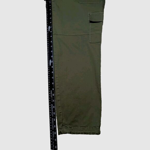 Tommy Hilfiger Chelsea Pants Womens 8 Green Casual Cargo Ankle Stretch Outdoors - Picture 9 of 12